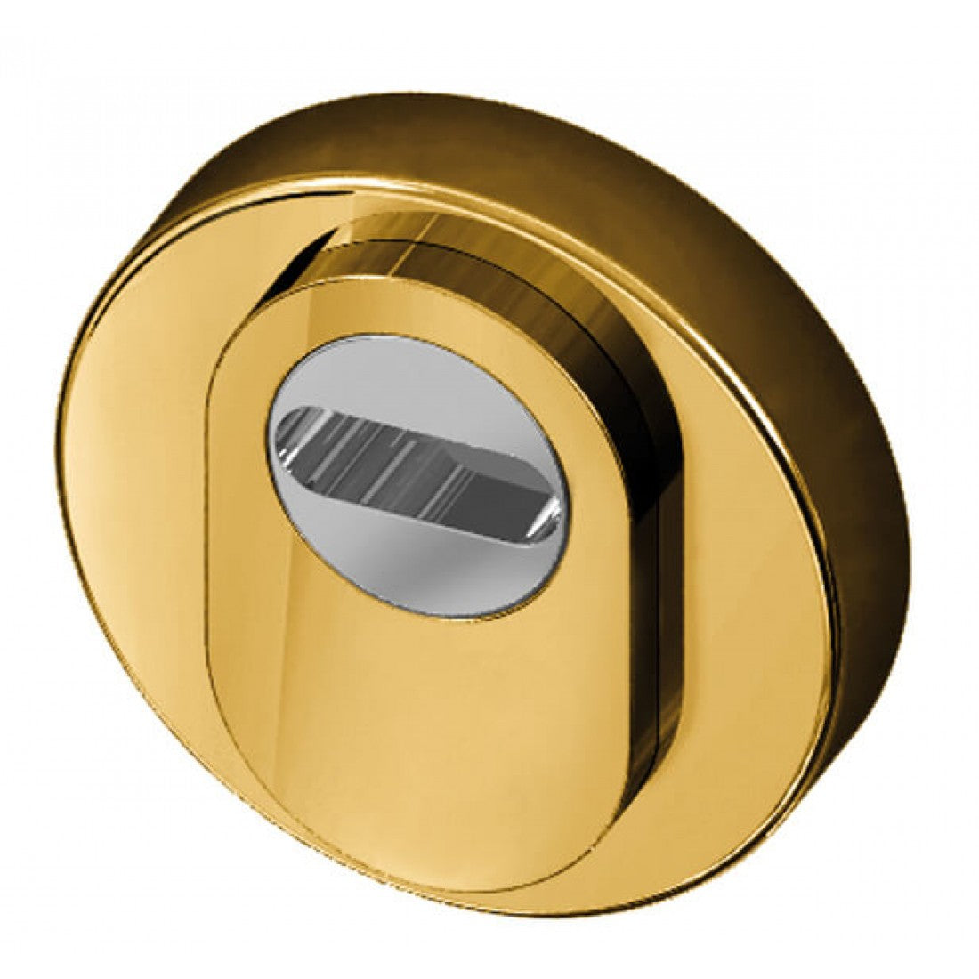 Veiligheidsrozet rond 52mm met anti kerntrekbeveiliging SKG3 en BIOV coating Gold