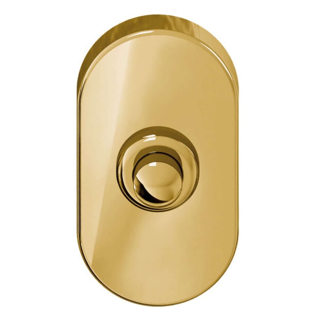 Beldrukker Ovaal met BIOV coating Gold