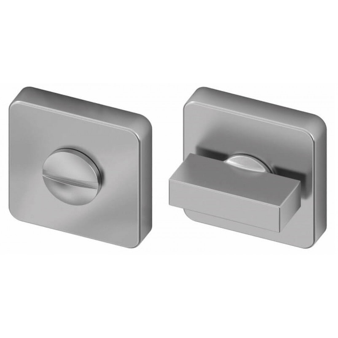 Toiletsluiting vierkant 52mm Chroom