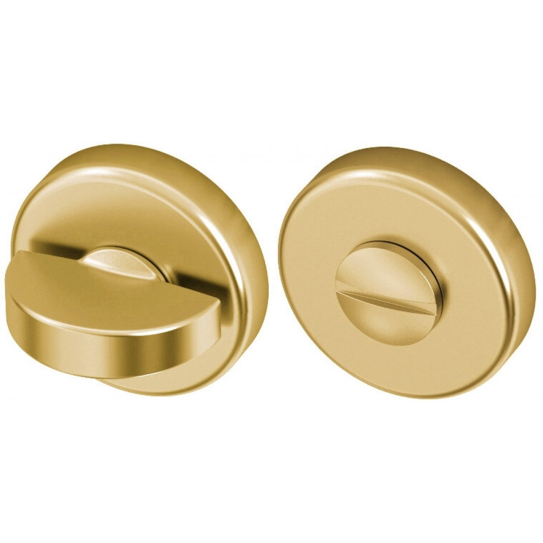 Toiletsluiting met rond 52mm rozet Gold met BIOV coating