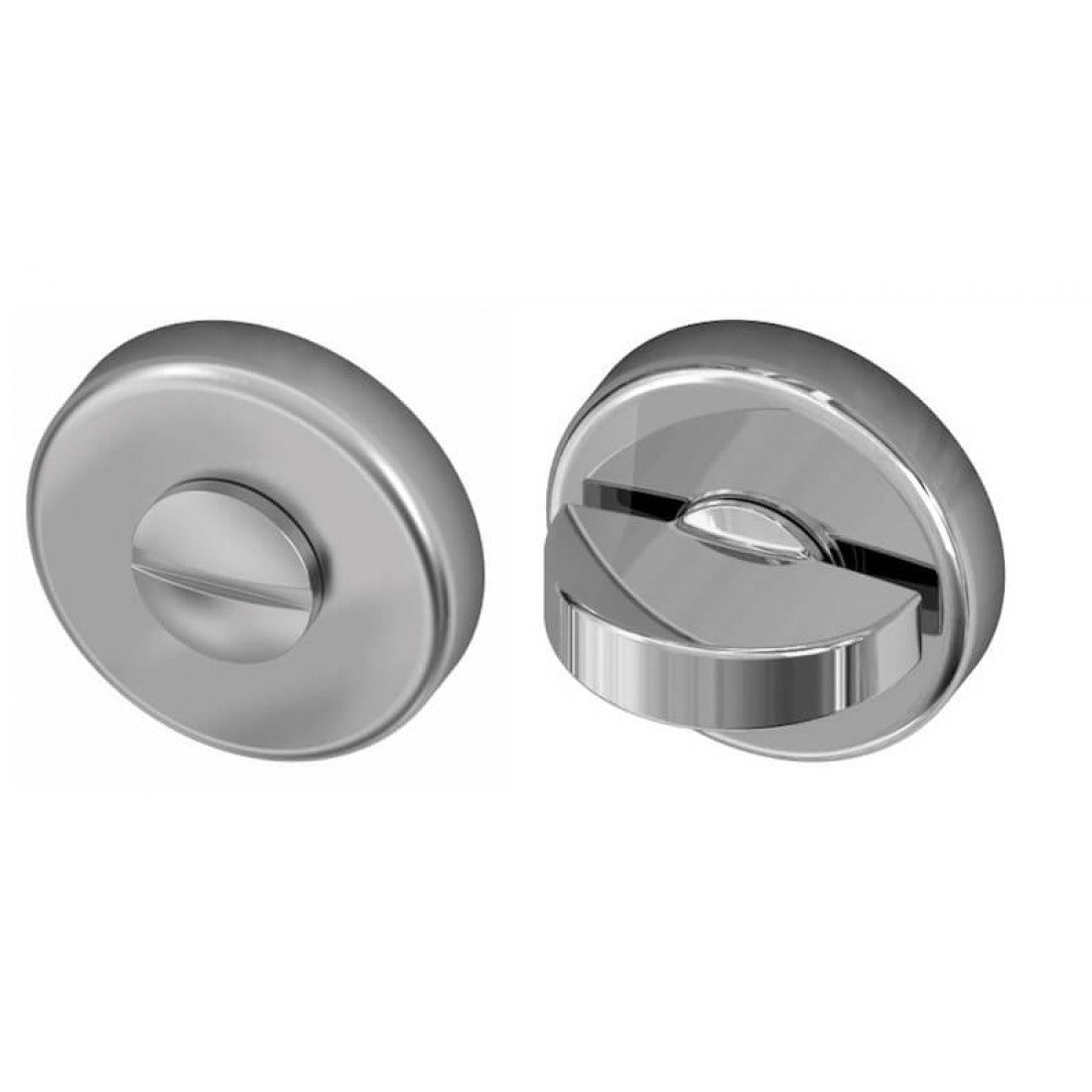 Toiletsluiting rond 52mm Chroom