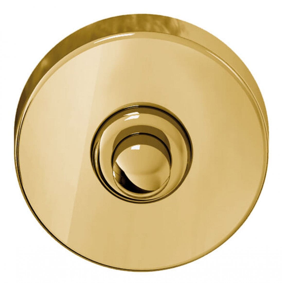 Beldrukker rond 45mm met BIOV coating Gold