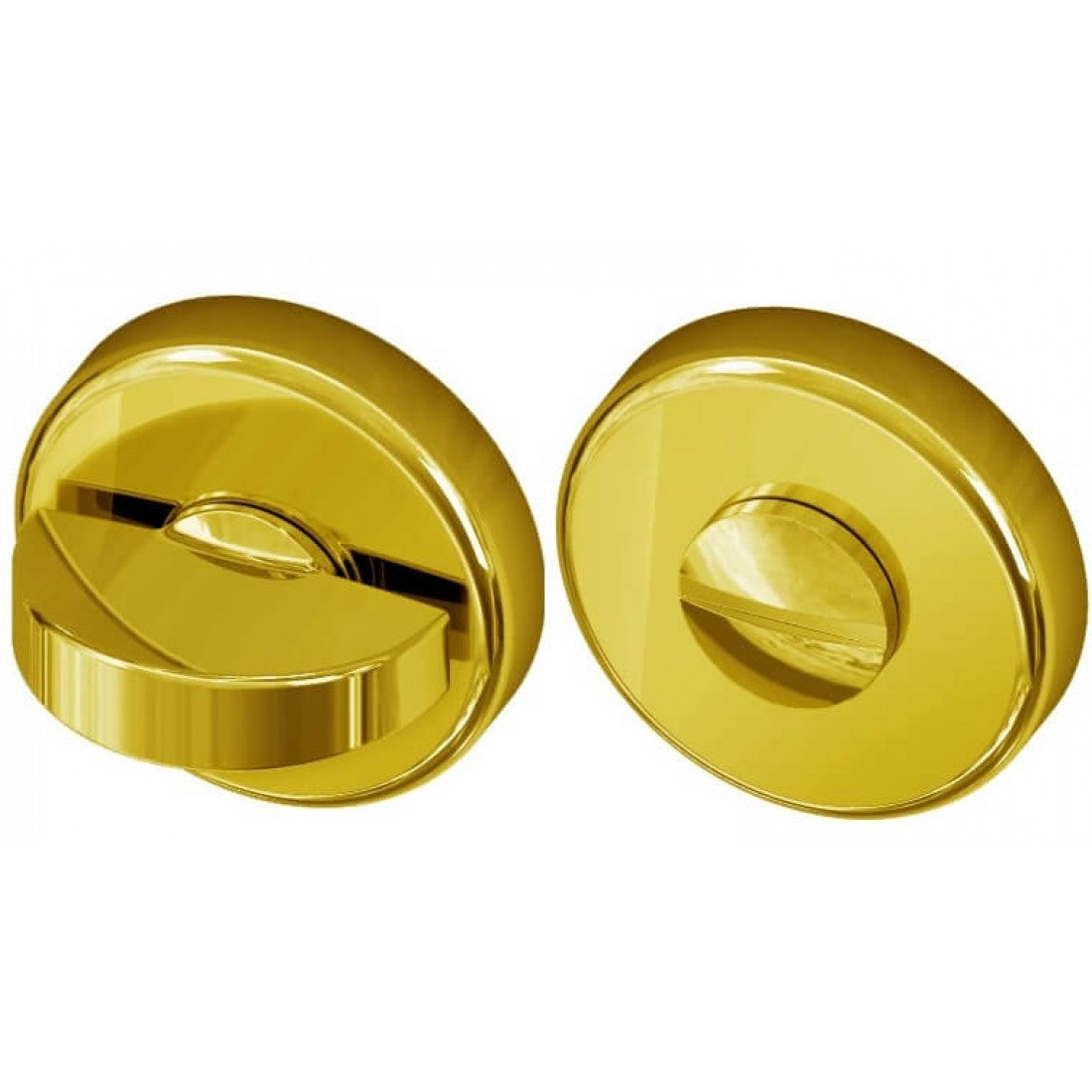 Toiletsluiting met rond 52mm rozet Gold met BIOV coating