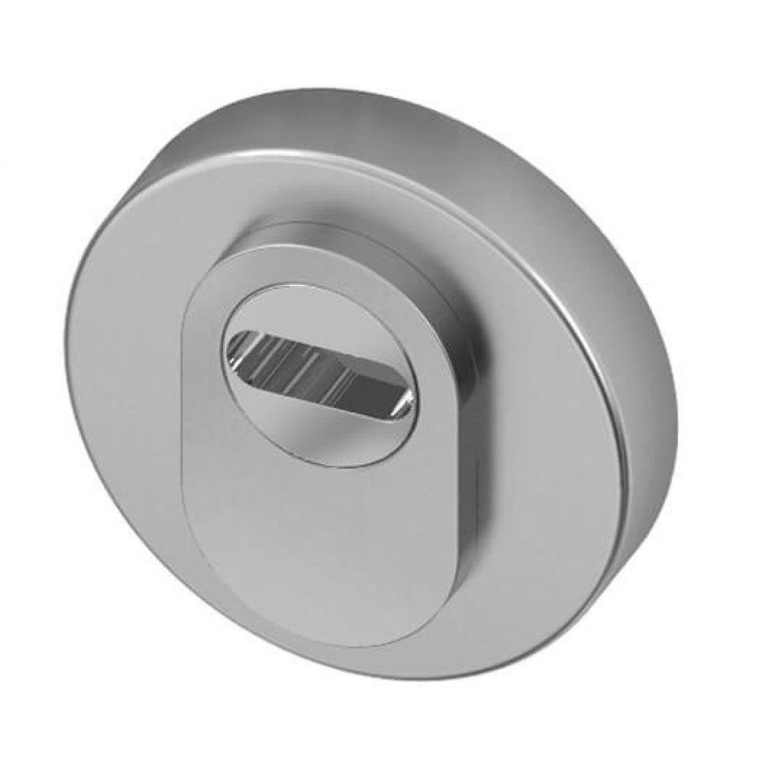 Veiligheidsrozet RVS rond 52mm met anti kerntrekbeveiliging SKG3, RVS