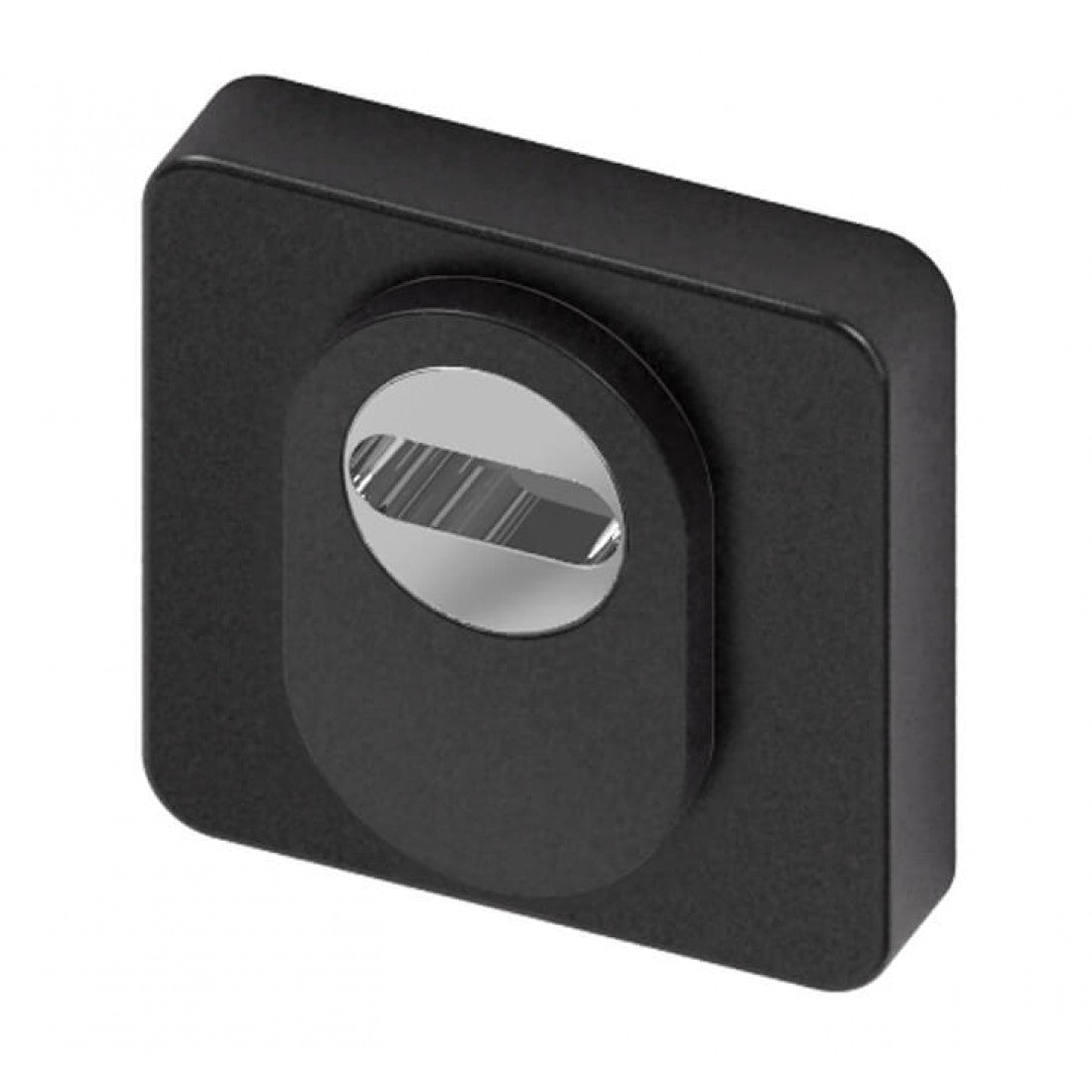 Veiligheidsrozet RVS "Quadro" 52mm met anti kerntrekbeveiliging SKG3 en BIOV coating Gold