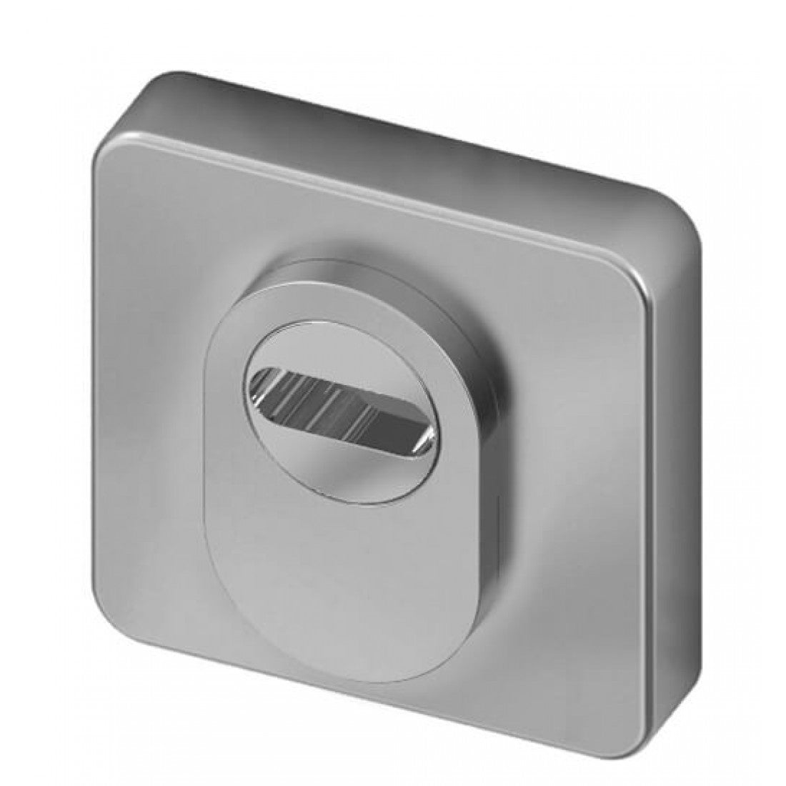 Veiligheidsrozet RVS "Quadro" 52mm met anti kerntrekbeveiliging SKG3 en BIOV coating Gold