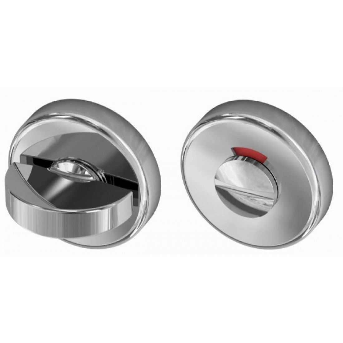 Toiletsluiting rond 52mm met vrij/ bezet indicator Gold met BIOV coating