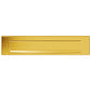 Briefplaat recht 330x80mm Crystal met BIOV coating
