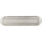 Briefplaat ovaal 330mm Mat zwart