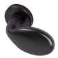 Deurknop "Clio" op rond rozet met BIOV coating Technosteel