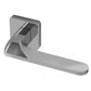 Deurklink "Cloe" op vierkant rozet 52mm BIOV coating + CLAQ montage systeem Technosteel