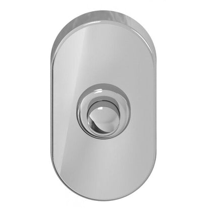 Beldrukker Ovaal met BIOV coating Crystal
