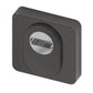 Veiligheidsrozet RVS "Quadro" 52mm met anti kerntrekbeveiliging SKG3 en BIOV coating Crystal