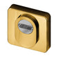 Veiligheidsrozet RVS "Quadro" 52mm met anti kerntrekbeveiliging SKG3 en BIOV coating Crystal