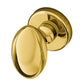 Deurknop "Remo" op rond 52mm rozet met BIOV coating Crystal
