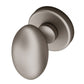 Deurknop "Remo" op rond 52mm rozet met BIOV coating Crystal
