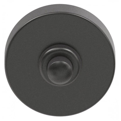 Beldrukker rond 45mm met BIOV coating Black Pearl