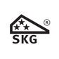 Veiligheidsrozet vierkant 52mm SKG3 met anti kerntrekbeveiliging Mat zwart