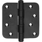 6x Scharnier RVS 89x89mm mat zwart