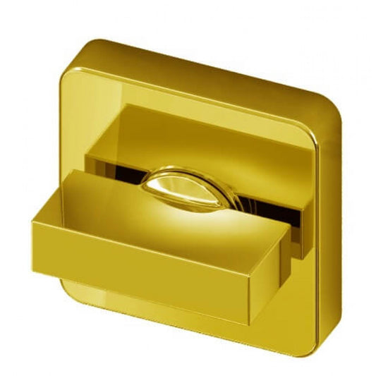 Toiletsluiting met vierkant 52mm rozet Gold met BIOV coating