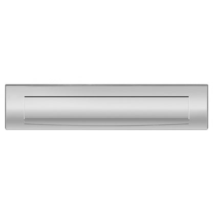 Briefplaat recht 330x80mm Crystal met BIOV coating