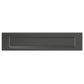 Briefplaat recht 330x80mm Crystal met BIOV coating