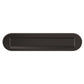 Briefplaat ovaal 330mm RVS
