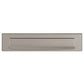 Briefplaat recht 330x80mm Crystal met BIOV coating
