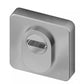 Veiligheidsrozet RVS "Quadro" 52mm met anti kerntrekbeveiliging SKG3 en BIOV coating Crystal