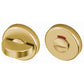 Toiletsluiting rond 52mm met vrij/ bezet indicator Crystal met BIOV coating