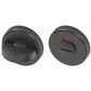 Toiletsluiting rond 52mm met vrij/ bezet indicator Crystal met BIOV coating