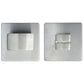 Toiletsluiting vierkant 52mm Mat zwart